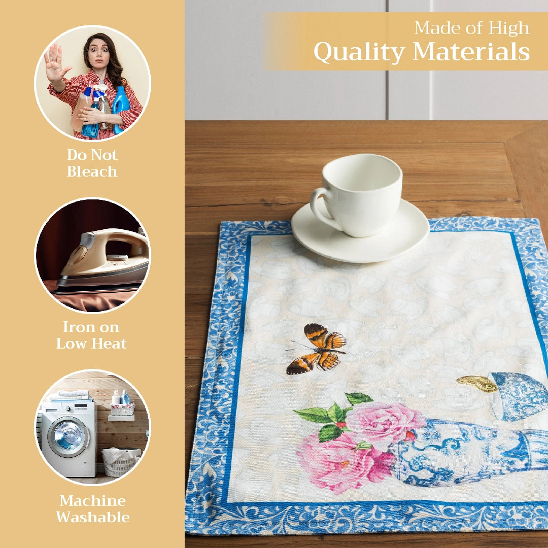 Canton - Placemats 100% Cotton 13" X 19" - Set of 4