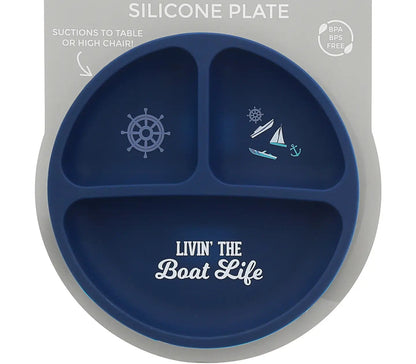Boat Life - 7.75" Divided Silicone Suction Plate