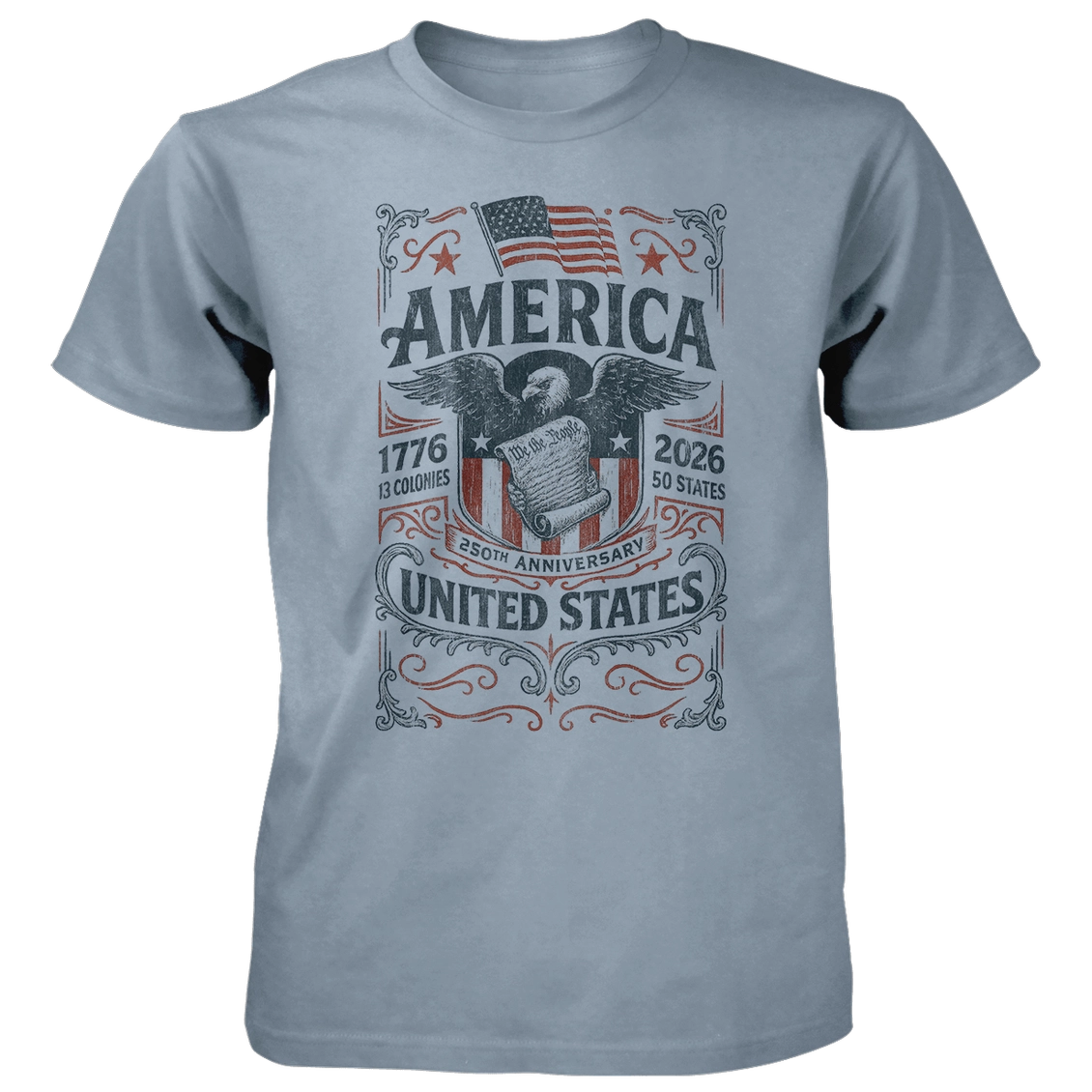 Americana Eagle 250 - Cotton T-Shirt