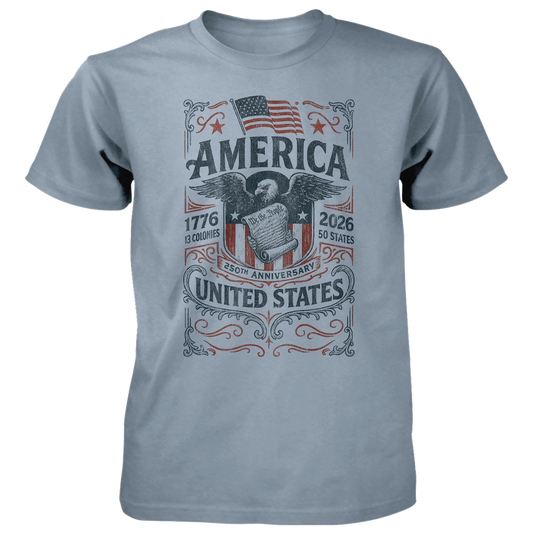 Americana Eagle 250 - Cotton T-Shirt