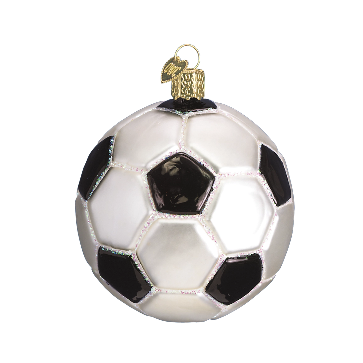 Soccer Ball Blown Glass Ornament