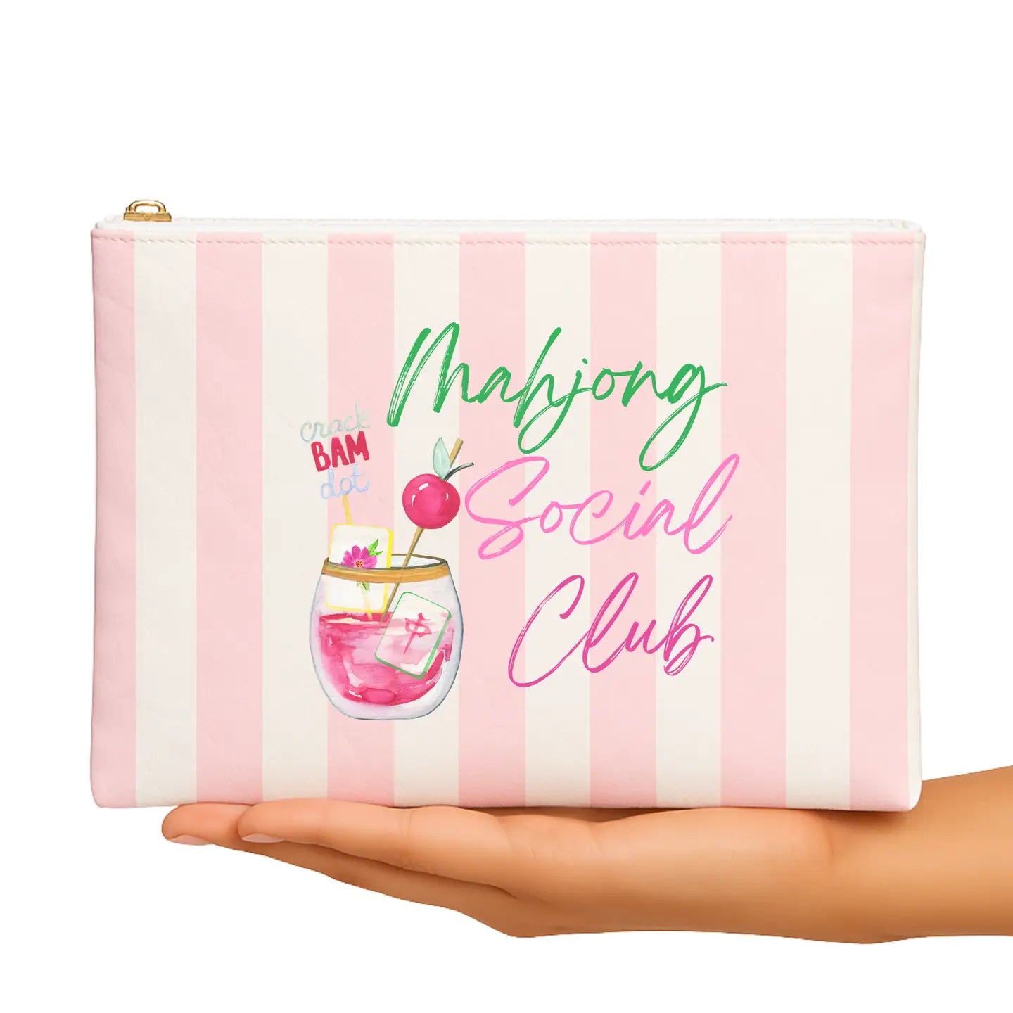 Mahjong Social Club Pouch - NY Gift Boutique