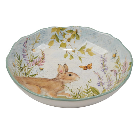 Easter Meadow Serving/Pasta Bowl 13in X 3in