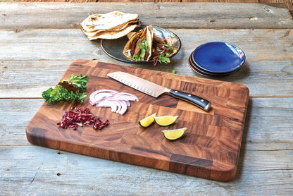 Ironwood Large End Grain Prep Station, Acacia,20"X 14"x1.25"
