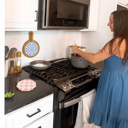 Coral - 8.25" Ceramic Trivet