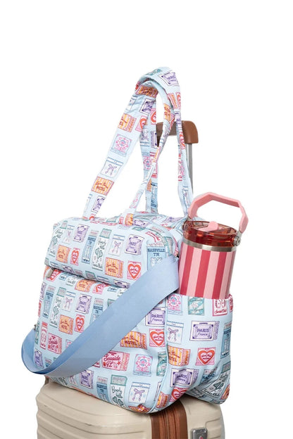 Traveling Matchbook Cover Weekender Bag