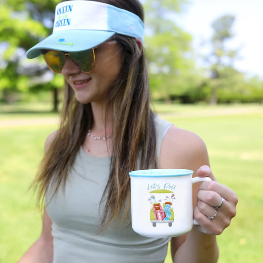 Let's Roll Golf Cart  - 18 oz Mug