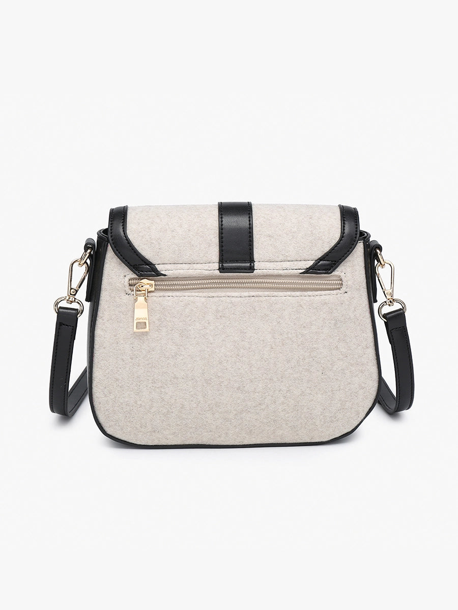 Vanna Woven Contrast Crossbody