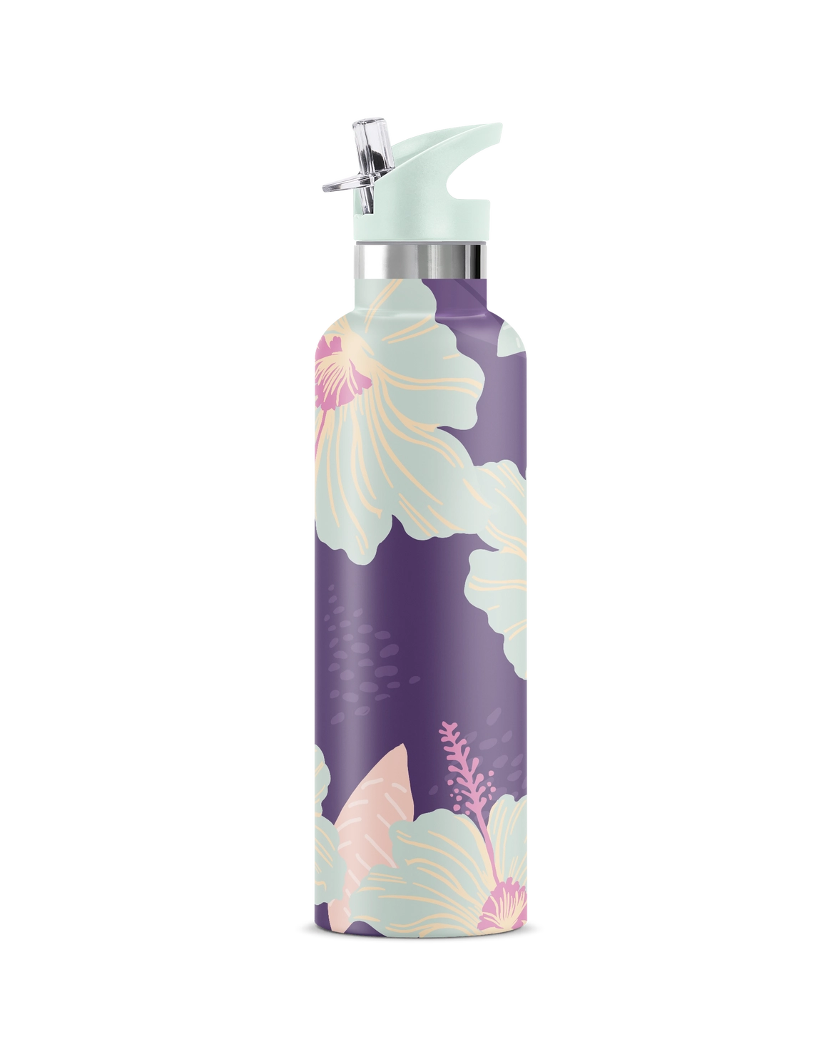 Nani | Hibiscus Flower 25 oz Insulated Water Bottle