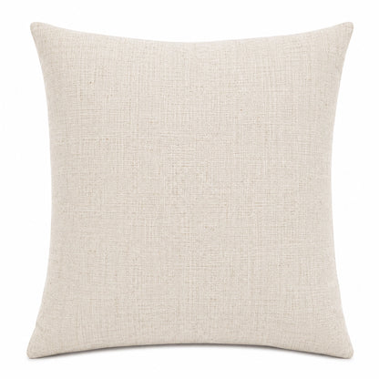 Embroidered Pine Branch & Red Bow Throw Pillow