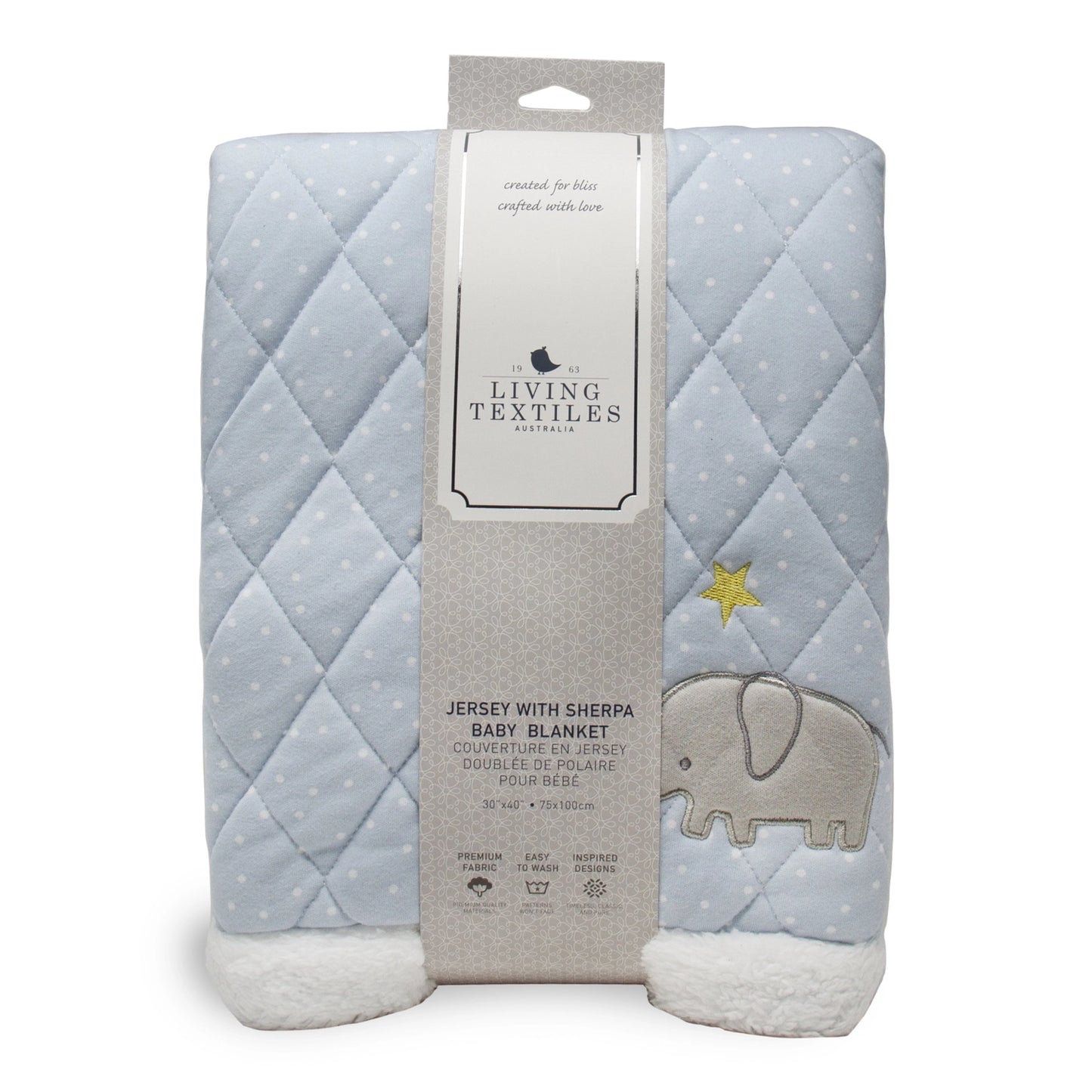 Stroller Blanket - Mason Elephant