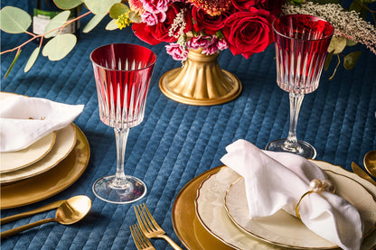 Onyx Red Wine Glass Ruby, 10 oz. Set of 6 -By Barski