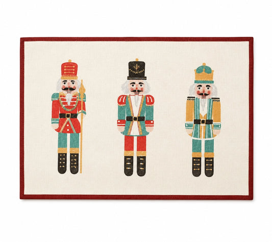 Nutcracker Holiday 12"x18" Placemat Set of 4