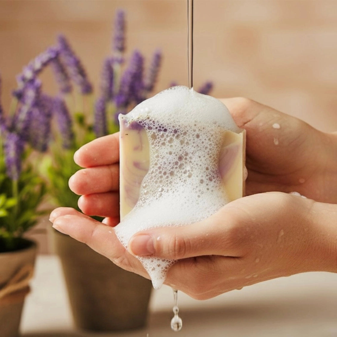 Lavender Handmade Soap Bar Vegan Cold Process