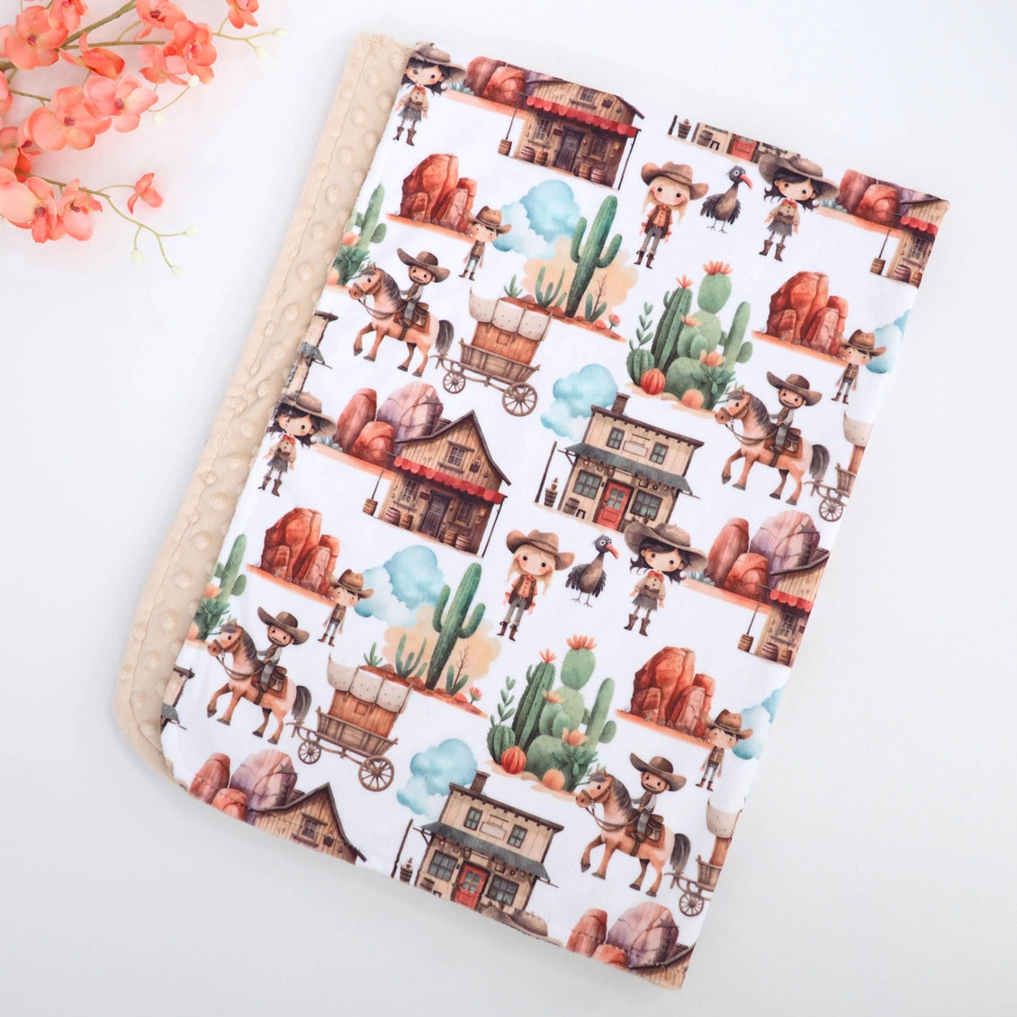 West Adventure - Minky Blanket