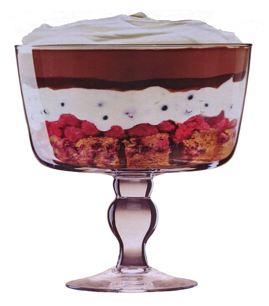 Luminous Trifle Bowl, 9"D, 120 oz. - By Barski