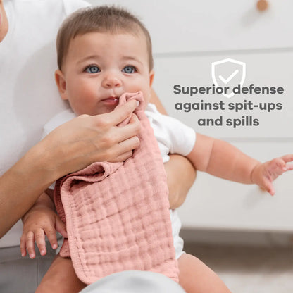 Comfy Cubs Muslin Burp Cloths, Pack of 6