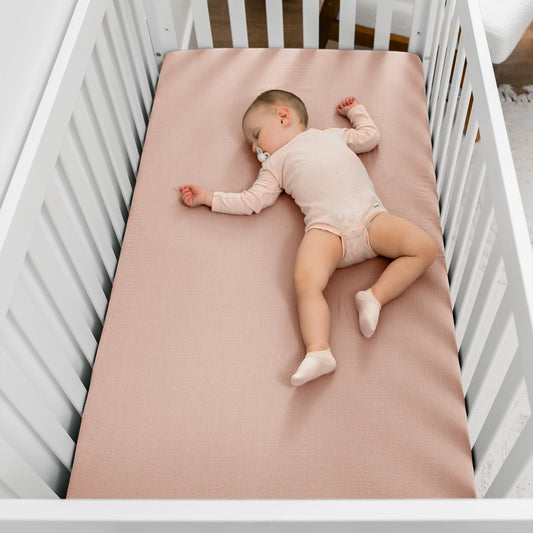 Comfy Cubs Muslin Cotton Fitted Crib Sheet
