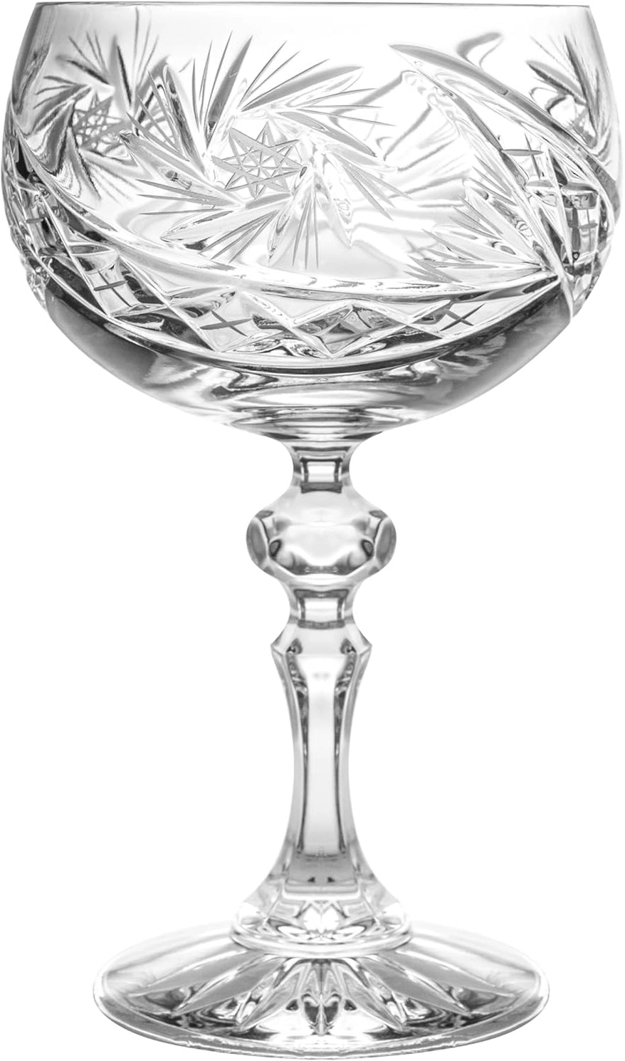 Crystal Champagne Saucer, 8 oz., Set of 6