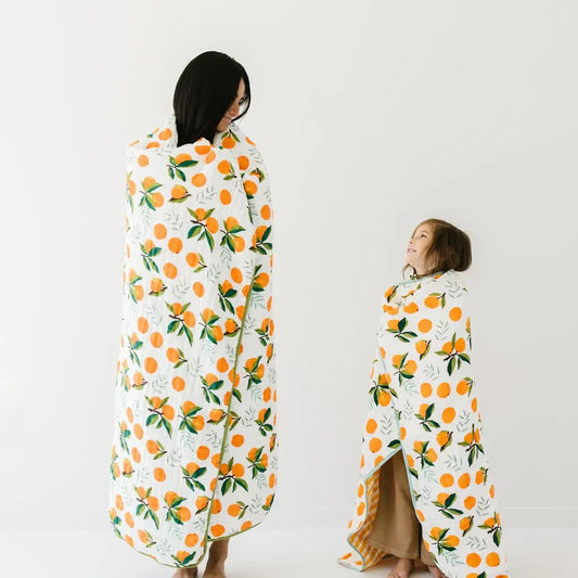 Clementine Kids Large Clementine Throw Blanket