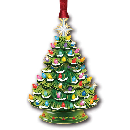 Nostalgic Christmas Tree Brass Ornament