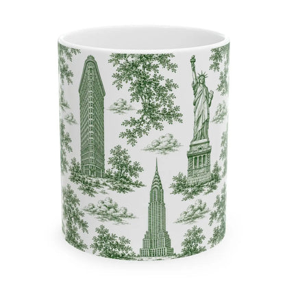 Manhattan Toile De Jouy Chinoiserie Ceramic Mug