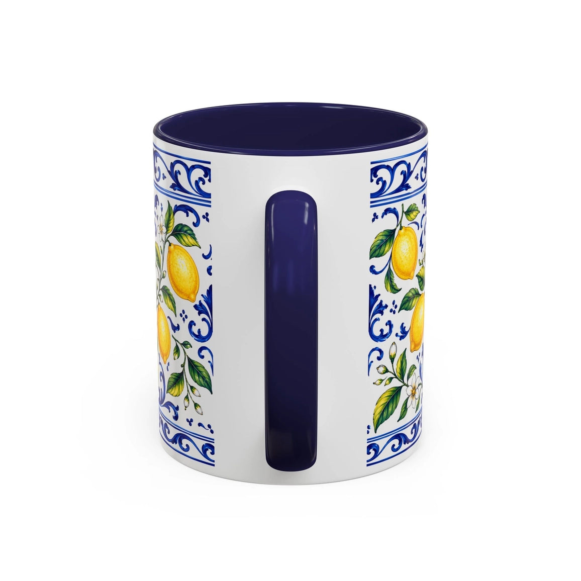 Little Italy Amalfi Blue & Lemon 11oz Mug