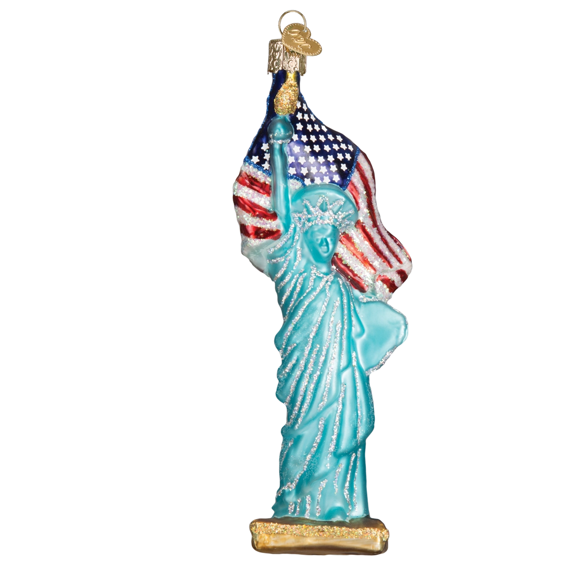 Statue of Liberty Blown Glass Ornament