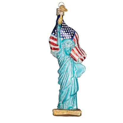 Statue of Liberty Blown Glass Ornament