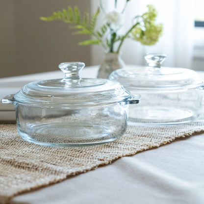 Libbey 2pc Casserole Dishes with Lids