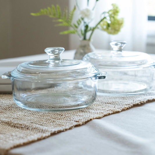 Libbey 2pc Casserole Dishes with Lids