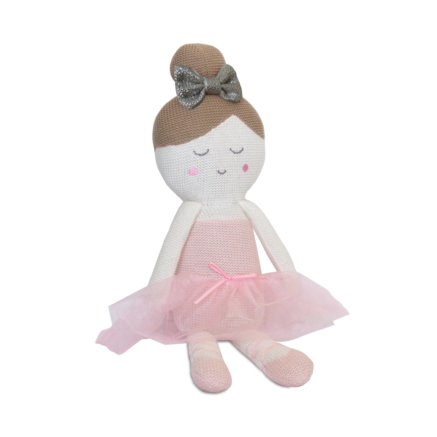 Knitted Plush Toy - Emma Ballerina