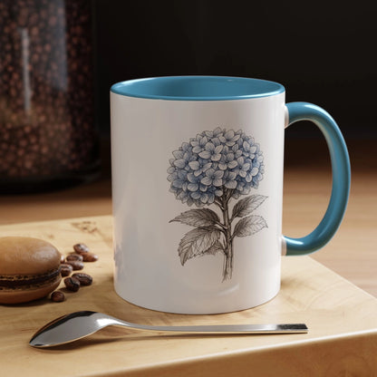 Hamptons Hydrangea Coffee Mug 11 oz