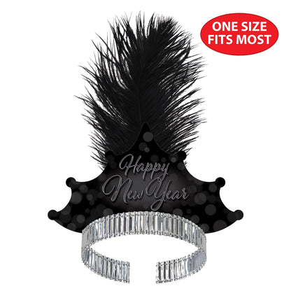 Blackout New Year Tiara, Pack of 50