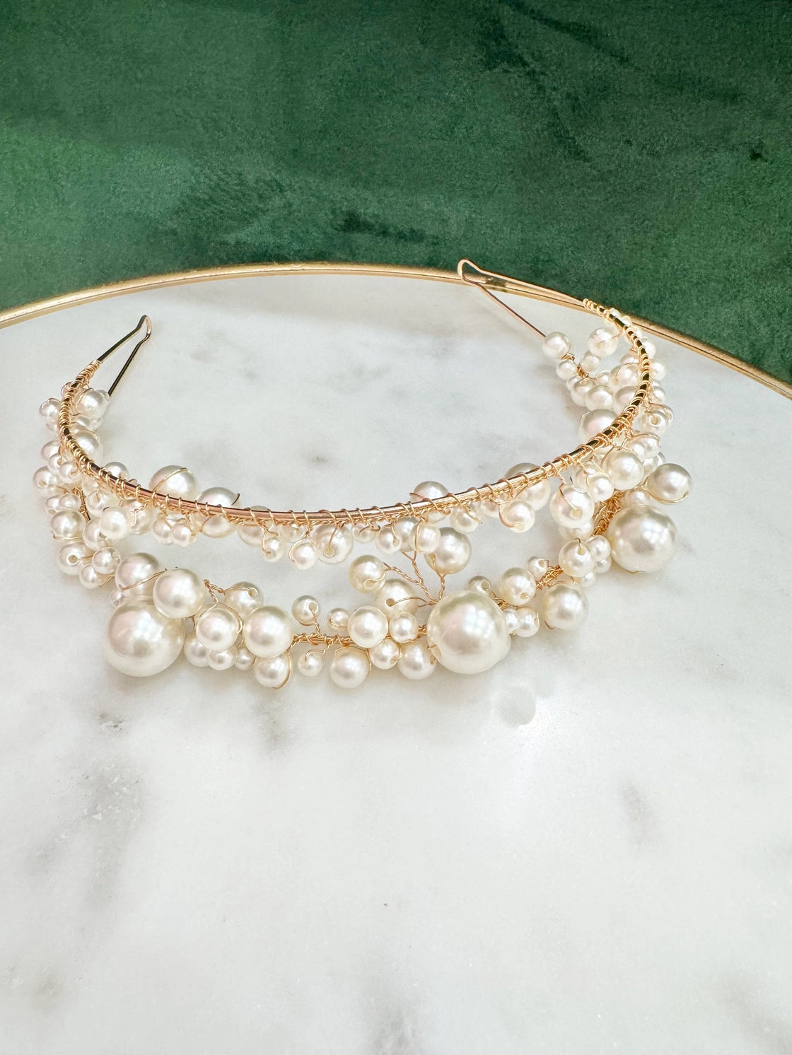 Elle Pearl Bridal Headband