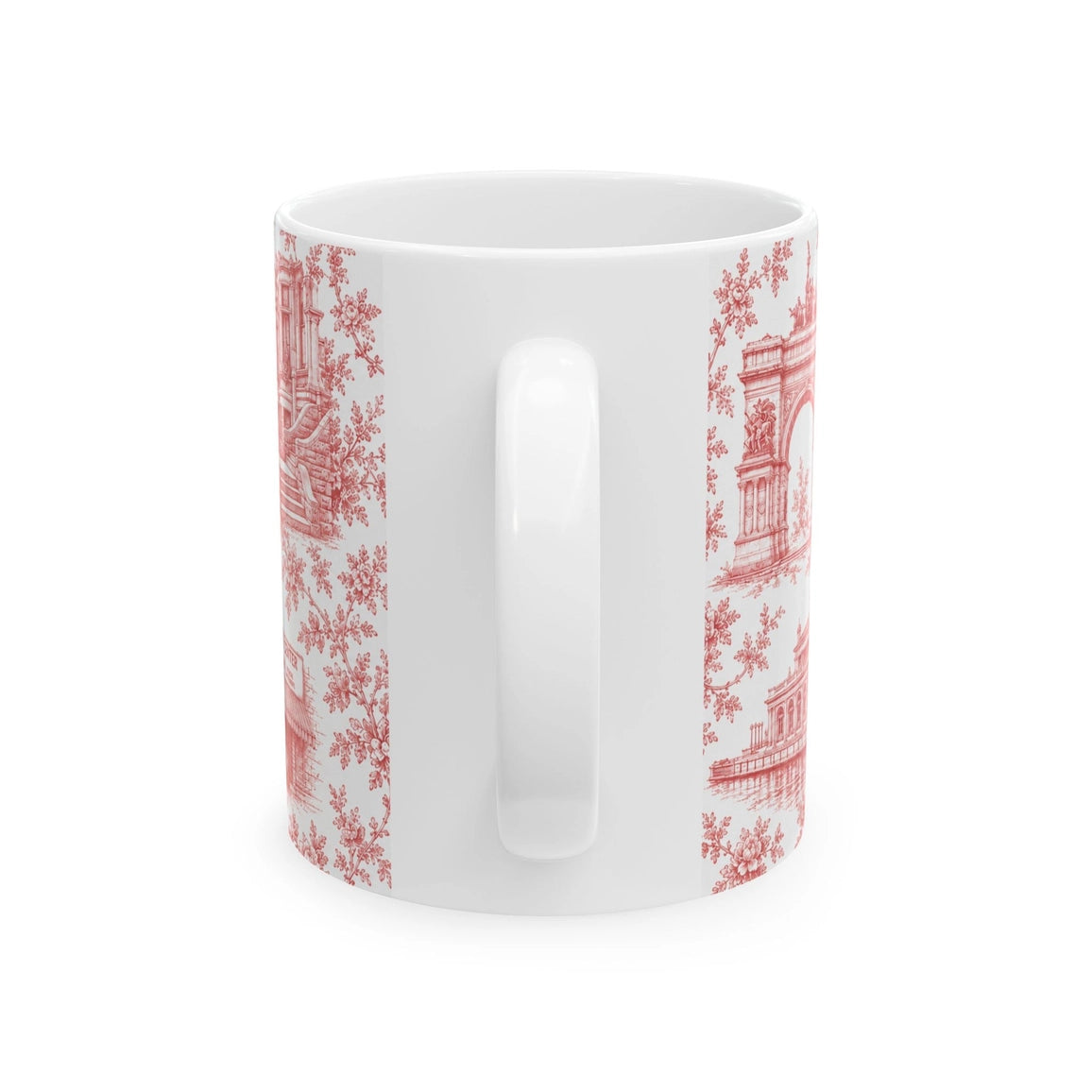 Park Slope Toile De Jouy Chinoiserie Ceramic Mug