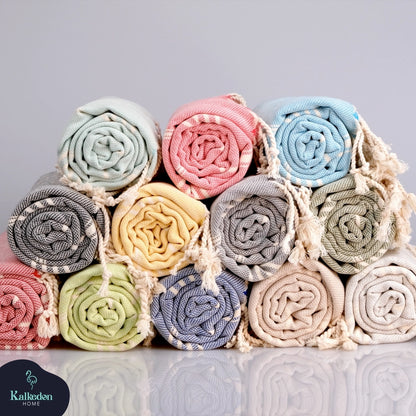 Sand Free Turkish Towel |Striped Beach Towel | Peshtemal - NY Gift Boutique