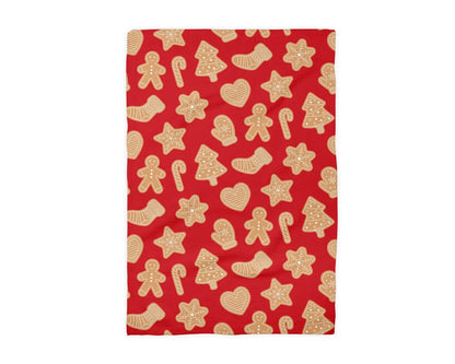 Christmas Gingerbread Kitchen Waffle Weave Towel