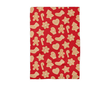 Christmas Gingerbread Kitchen Waffle Weave Towel