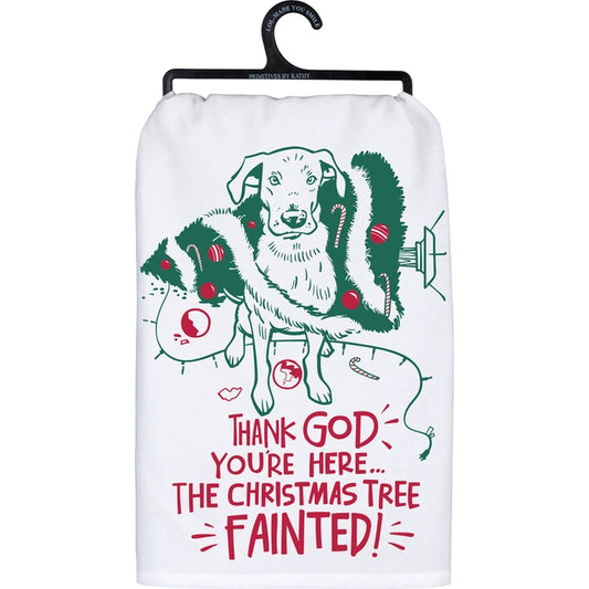 Christmas Tree Fainted Kitchen Towel