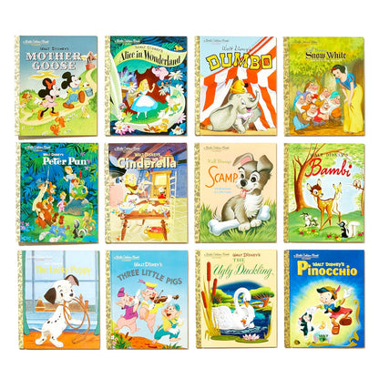12 beloved Disney Classic Little Golden Books (Boxed Set)
