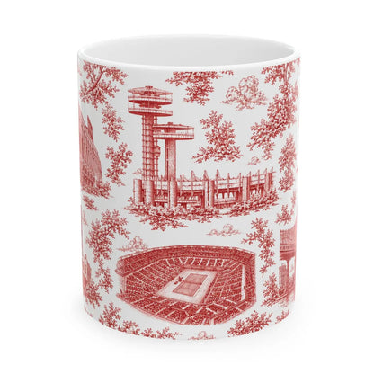 Queens Toile De Jouy Chinoiserie Ceramic Mug