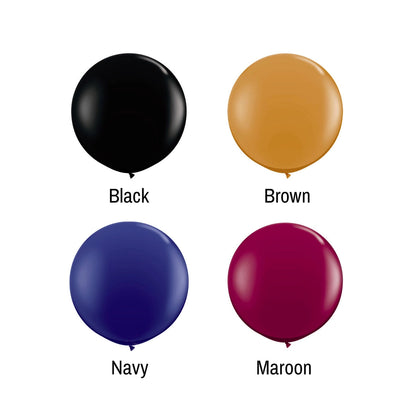 Giant Grad Balloons (36") - Dark Neutral