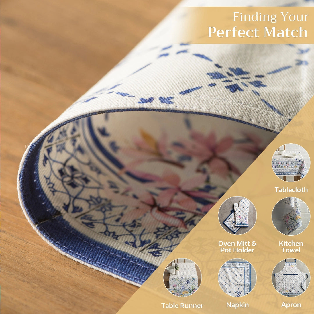 Faience - Placemats 100% Cotton 13" X 19" - Set of 4
