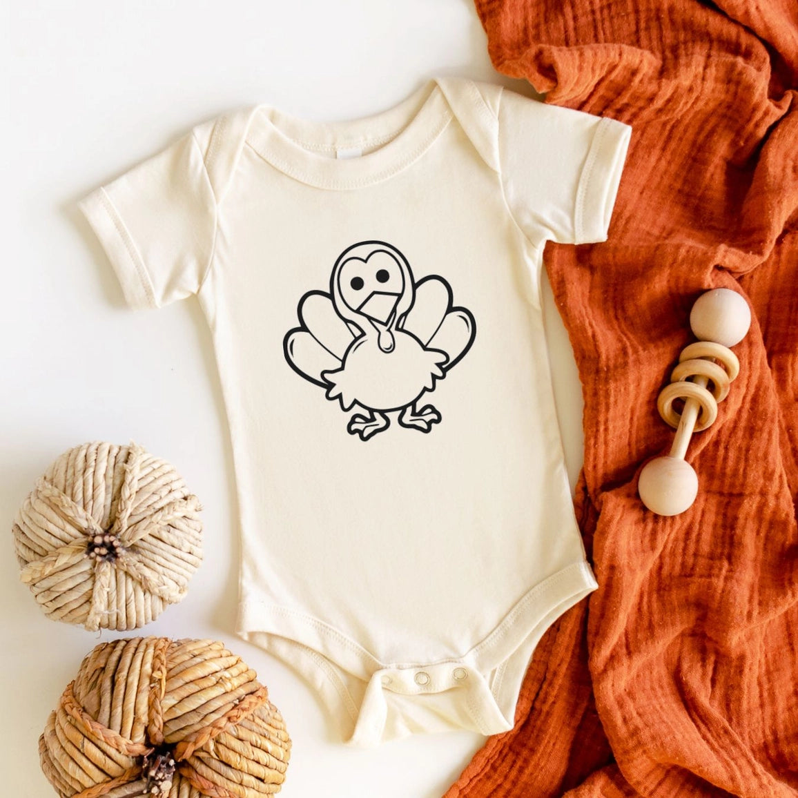 Turkey Graphic Baby Bodysuit