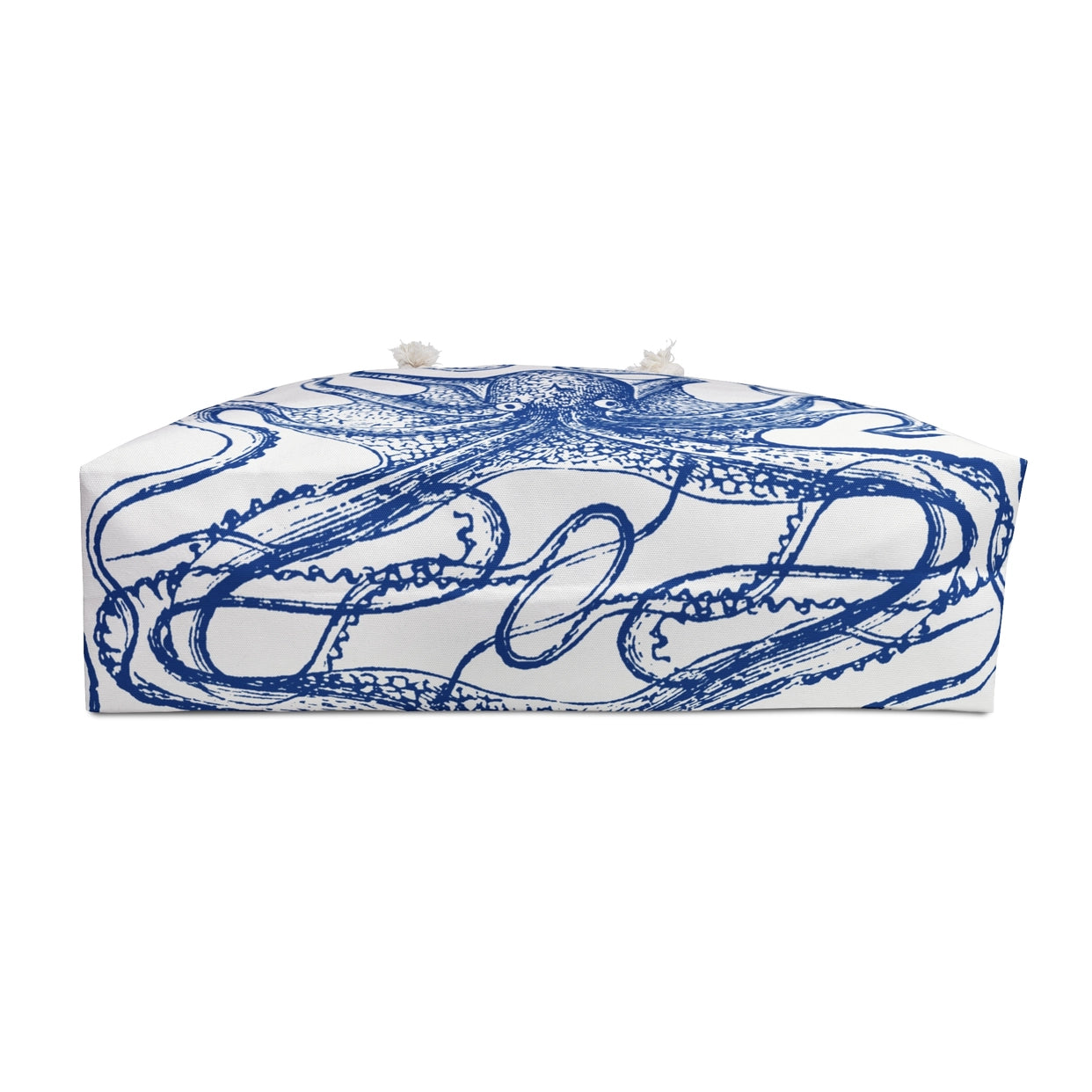 Blue Octopus Beach Tote Bag