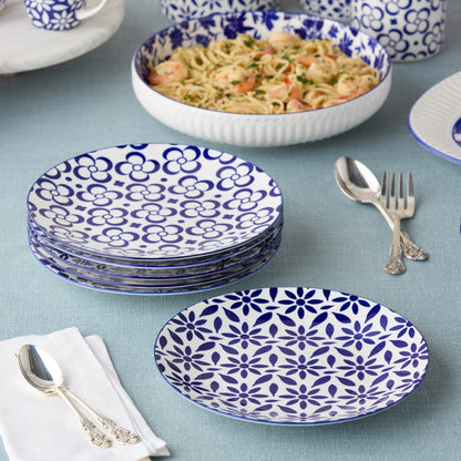 Madison Dinner Plate 10.5 Set of 12- 6 Assorted Designs