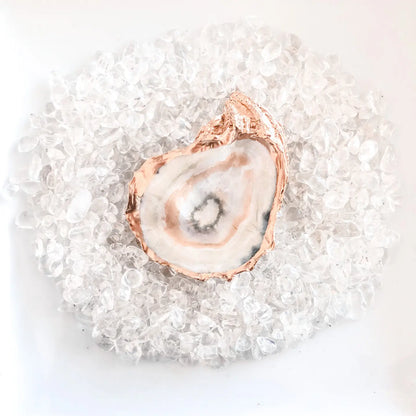 The Agate Oyster Shell Plate