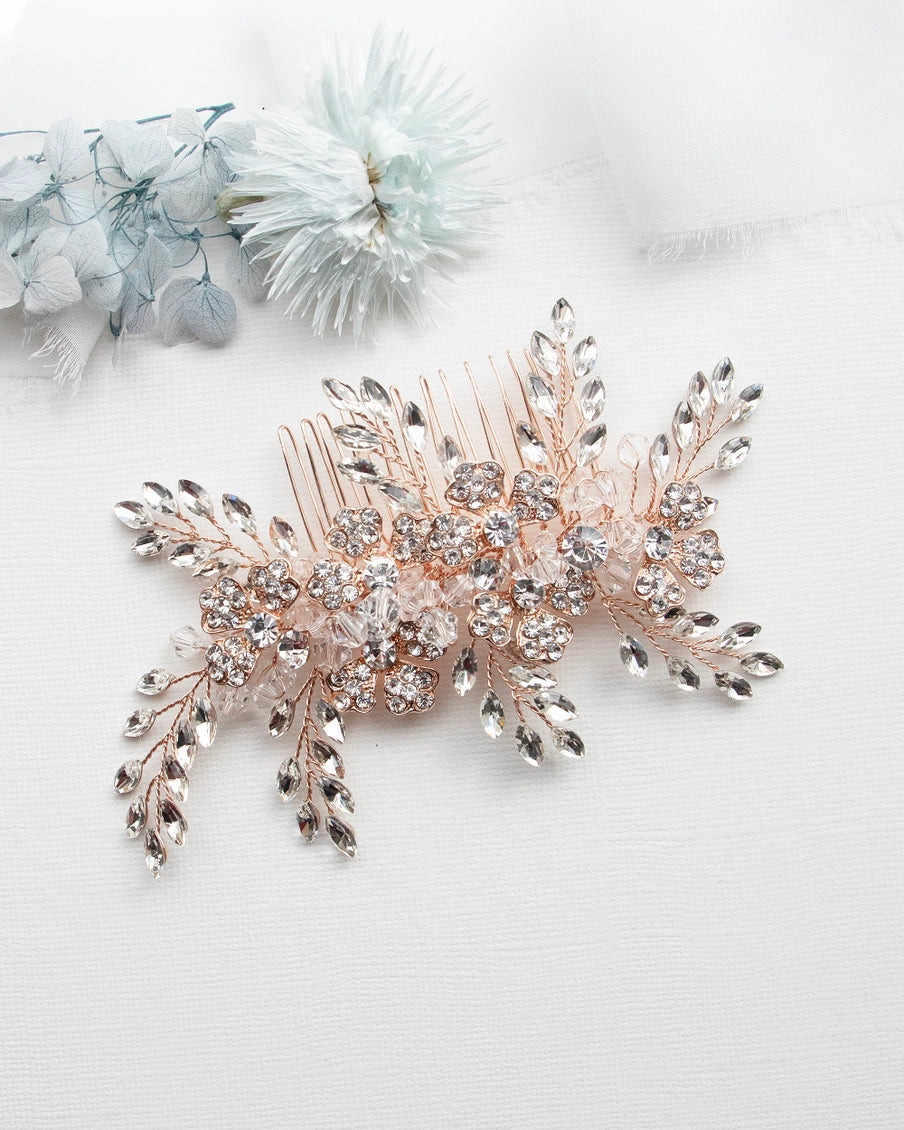 Railey Crystal Hair Comb