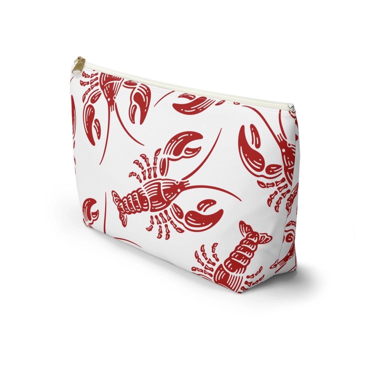 Red Lobster White Accessory Bag